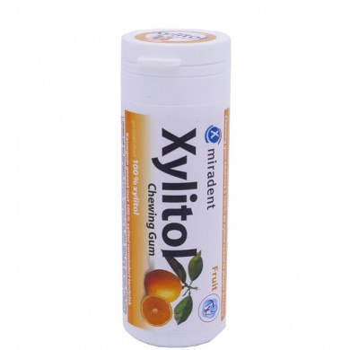 Miradent Xylitol Chewing Gum Fruit 30 Pièces
