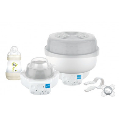 MAM Stérilisateur de biberon électrique et chauffe-biberon express 6 EN 1