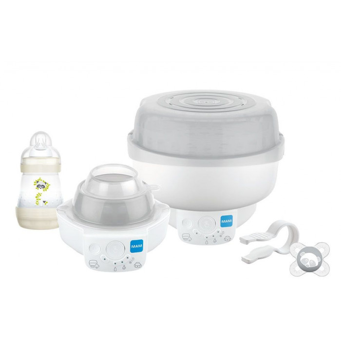 MAM Stérilisateur de biberon électrique et chauffe-biberon express 6 EN 1