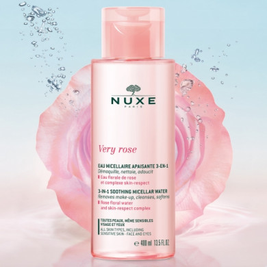 Nuxe Very Rose Eau Micellaire Apaisante 3 en 1/ 400ml