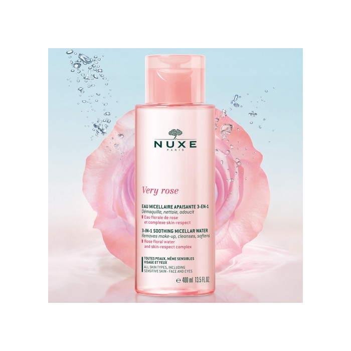 Nuxe Very Rose Eau Micellaire Apaisante 3 en 1/ 400ml