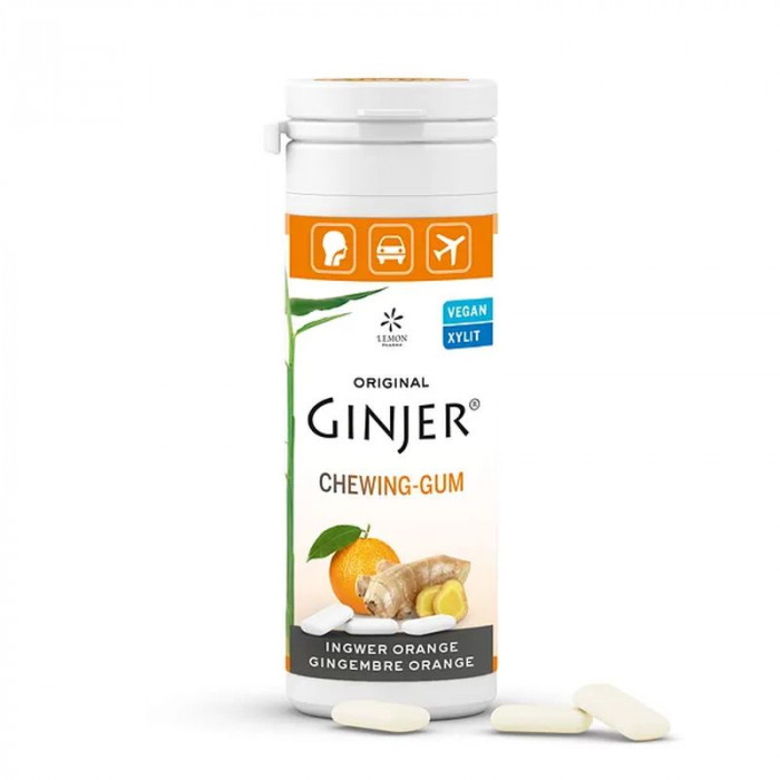 GINJER® ginger chewing gum – Orange
