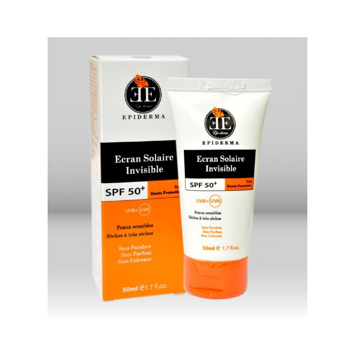 EPIDERMA ECRAN SOLAIRE INVISIBLE SPF50+