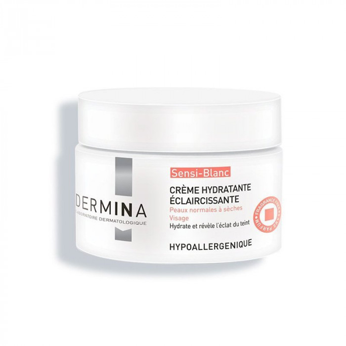 Dermina Sensi-Blanc Crème Hydratante Eclaircissante 50ml