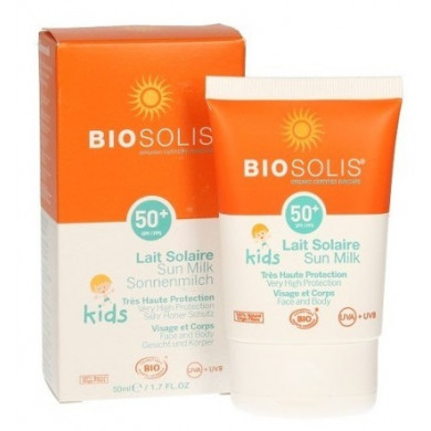 Biosolis Lait Solaire Baby & Kids Corps & Visage SPF 50+ /50ml