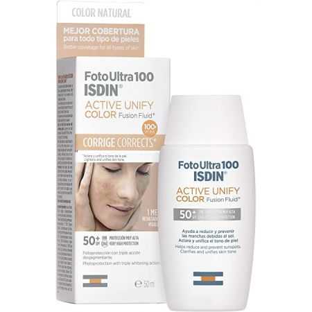 ISDIN Foto Ultra 100 Isdin Active Unify - Fusion Fluid Color SPF50+(50ml)