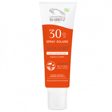 BIARRITZ ALGAMARIS Spray solaire SPF30 certifié Bio