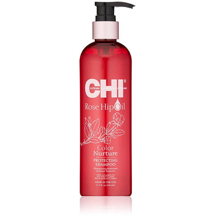 CHI Rose Hip Oil Color Nurture Protecting Shampoo 340ml