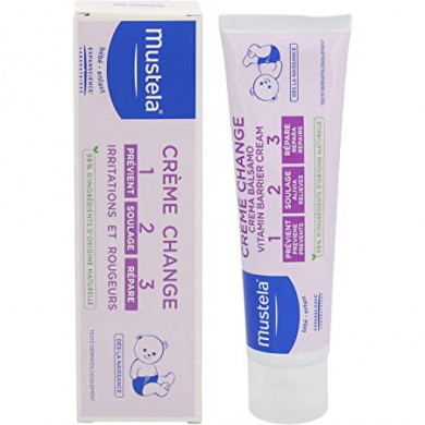 MUSTELA CREME POUR LE CHANGE VITAMINEE 100ML PRÉVIENT LES ROUGEURS