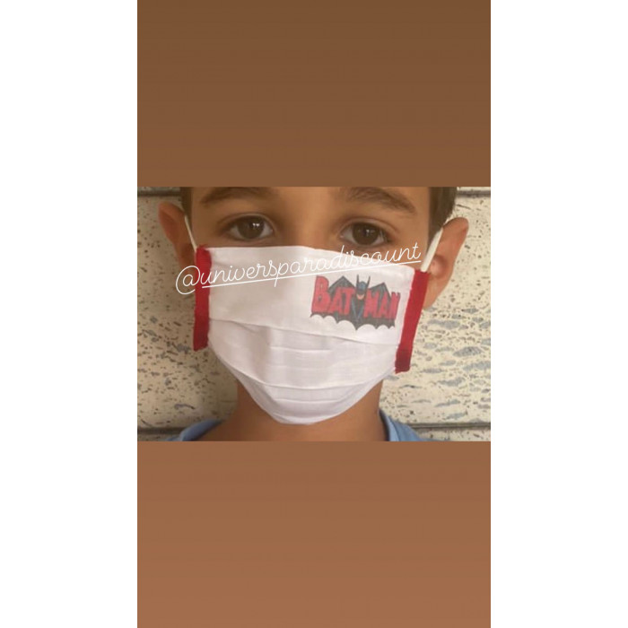 MASQUE ENFANT EN TISSU BATMAN 