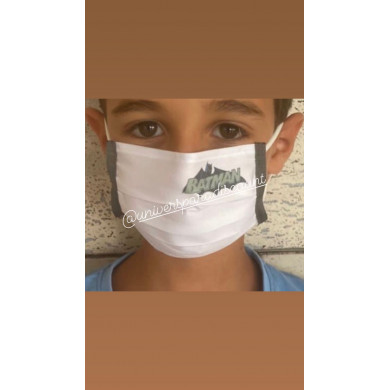 MASQUE ENFANT EN TISSU BATMAN 