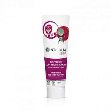 CENTIFOLIA-DENTIFRICE SPÉCIAL ENFANTS GOUT FRUIT ROUGE