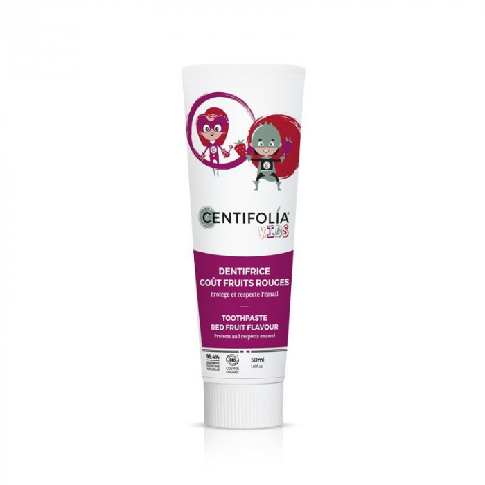 CENTIFOLIA-DENTIFRICE SPÉCIAL ENFANTS GOUT FRUIT ROUGE