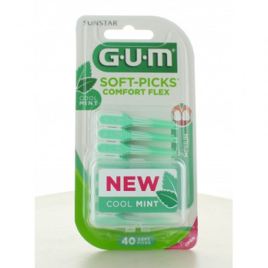 Gum Soft Picks Confort Menthole 40pcs / 670
