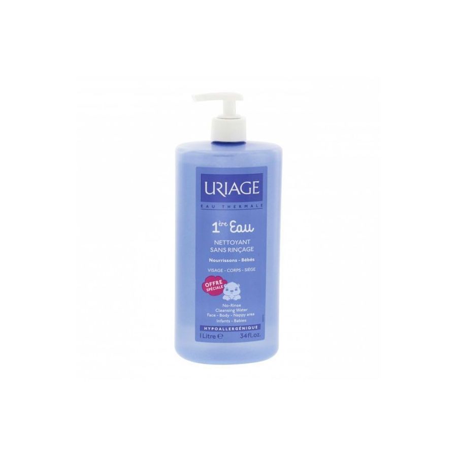 Uriage Bebe 1ere Eau Nettoyante Sans Rincage 500 Ml Univers Para Discount Numero 1 De La Parapharmacie Au Maroc