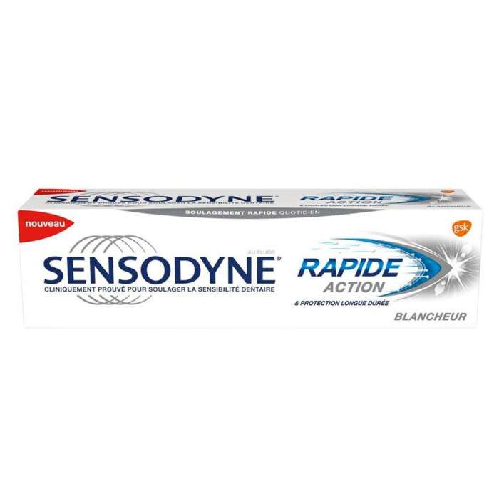 SENSODYNE RAPIDE ACTION BLANCHEUR 75ML