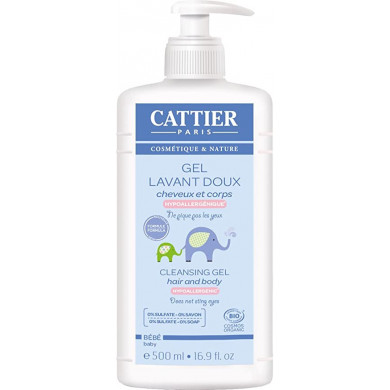Cattier - BÉBÉ - Gel Lavant Doux, 500ml