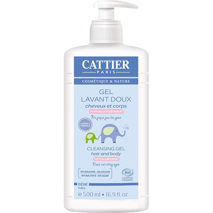 Cattier - BÉBÉ - Gel Lavant Doux, 500ml