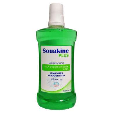 DERMO-SOIN SOUAKINE PLUS BAIN DE BOUCHE 500ML