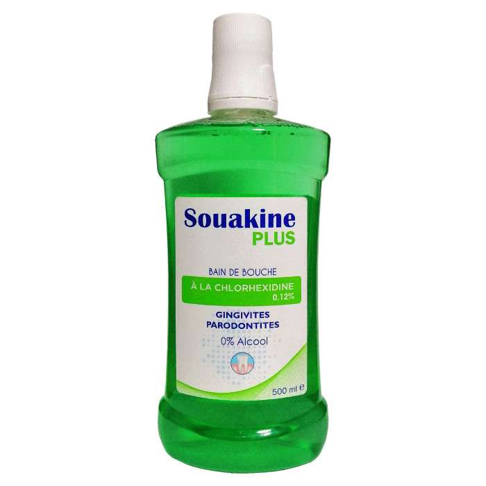 DERMO-SOIN SOUAKINE PLUS BAIN DE BOUCHE 500ML