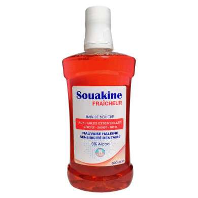 DERMO-SOIN SOUAKINE FRAICHEUR BAIN DE BOUCHE 500ML