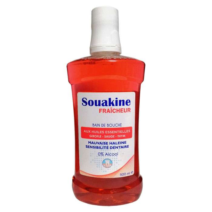 DERMO-SOIN SOUAKINE FRAICHEUR BAIN DE BOUCHE 500ML