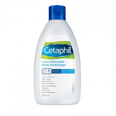 CETAPHIL LOTION NETTOYANTE VISAGE ET CORPS PEAUX SENSIBLES 200ML