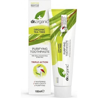 DR. ORGANIC DENTIFRICE AU TEA TREE 100 ML