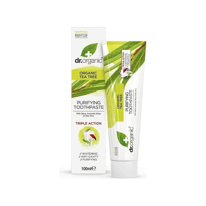 DR. ORGANIC DENTIFRICE AU TEA TREE 100 ML
