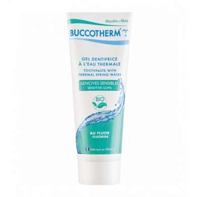 Buccothermes gel dentifrice gencives sensibles bio 75ml AVEC fluor