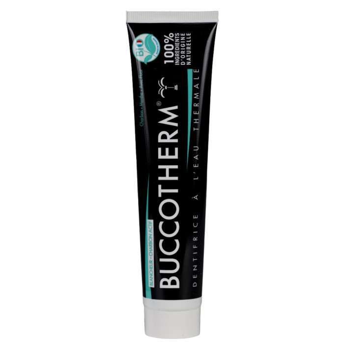 Buccothermes dentifrice blancheur charbon noir bio 75 ml