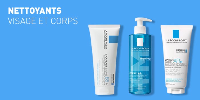 Nettoyants visage et corps la roche posay